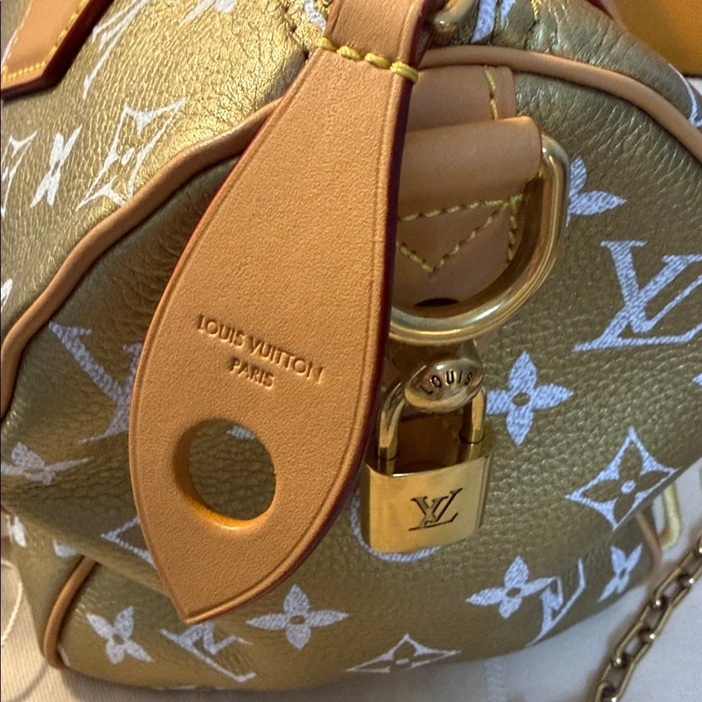 Louis Vuitton Speedy P9 Bandouliere 25 Gold Kintsugi